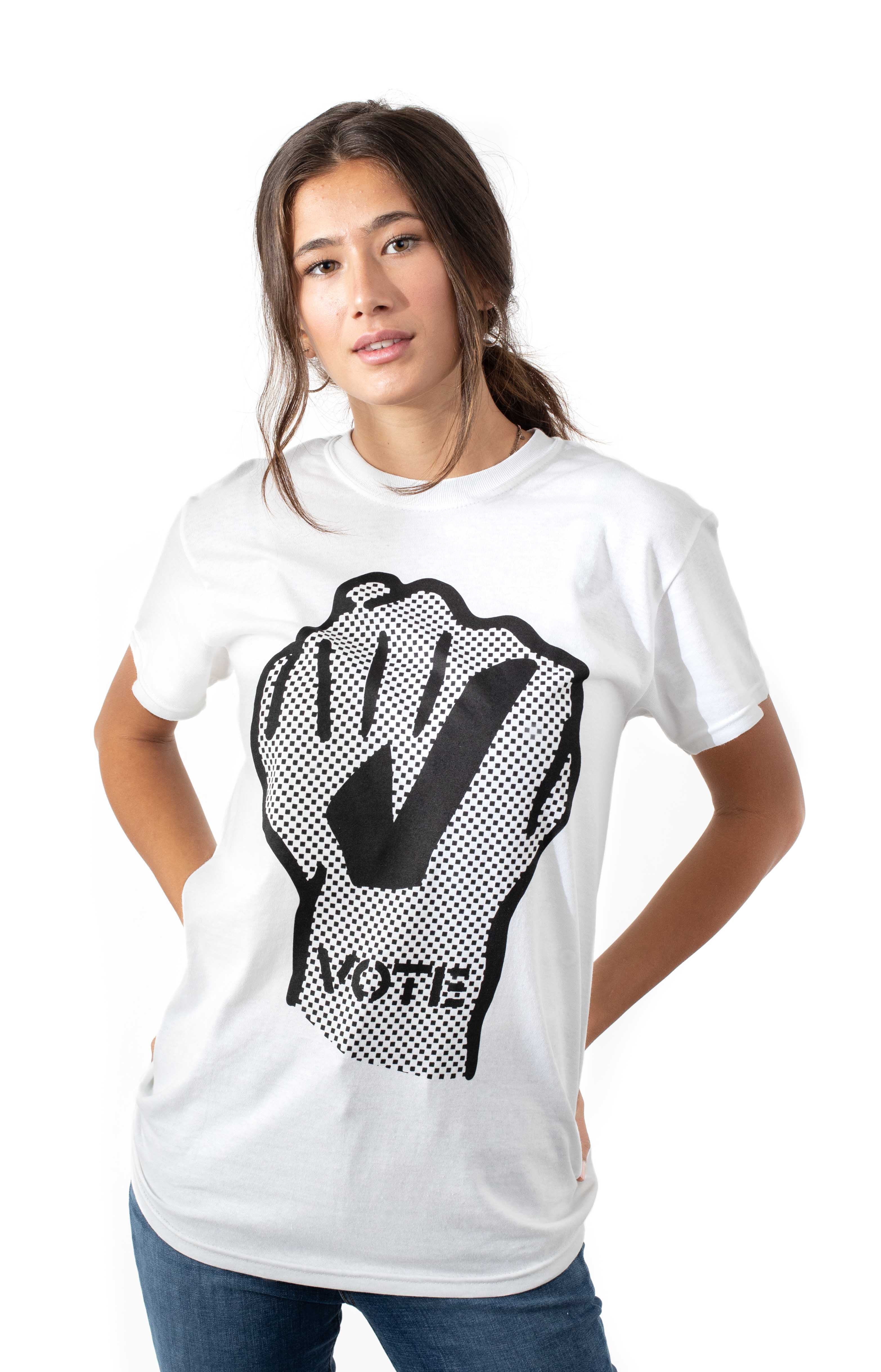 Vote Fist T-Shirt - White