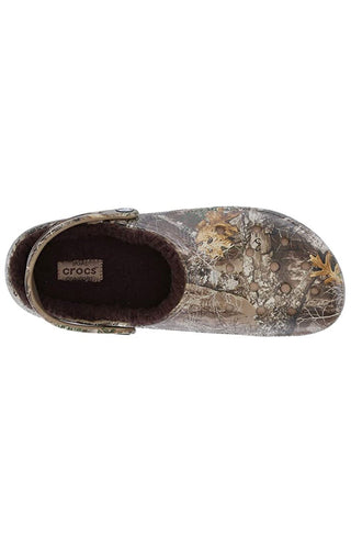 Classic Lined Realtree Edge Clogs - Chocolate/Chocolate