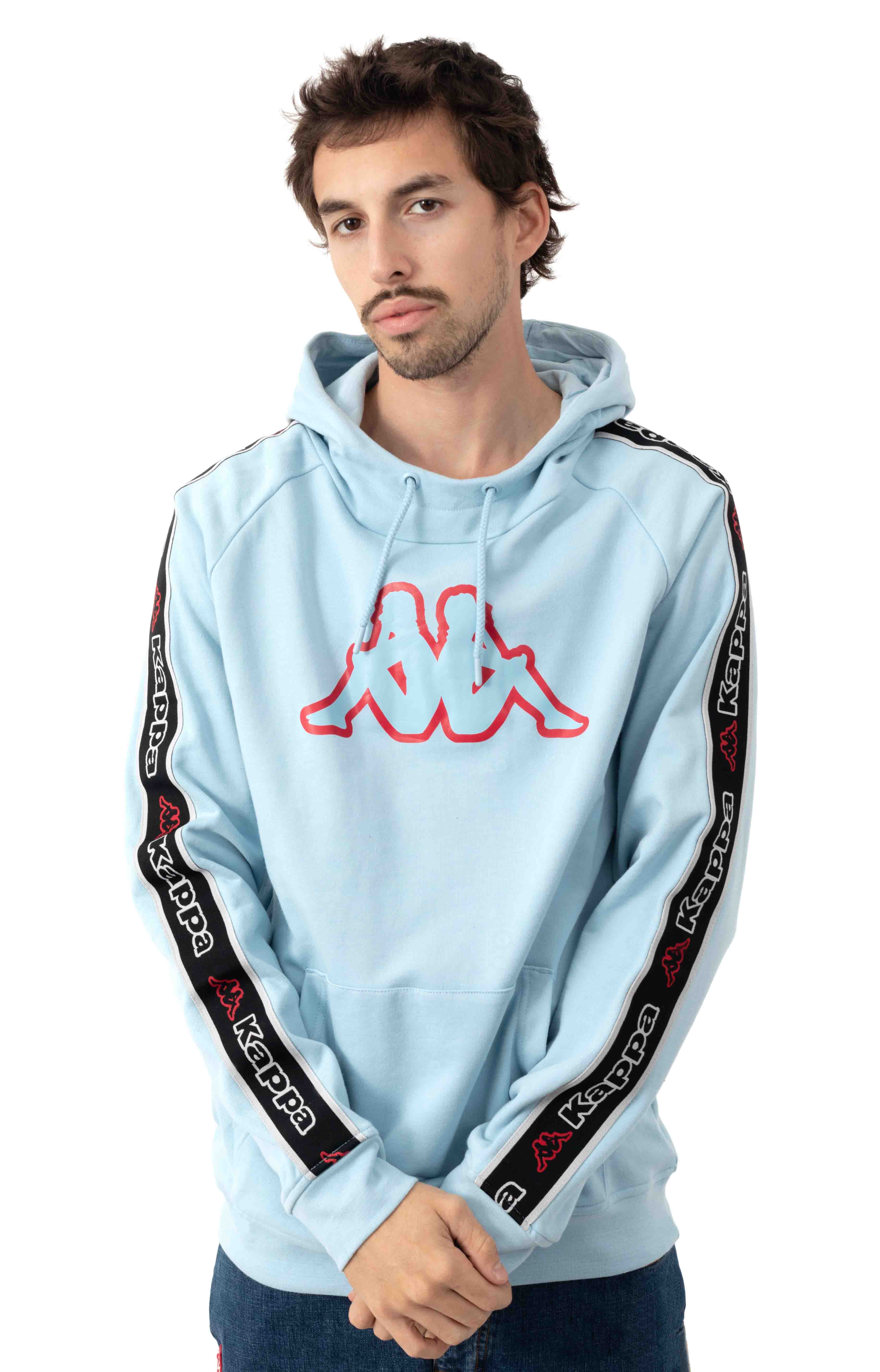 Logo Tape Apet 2 Pullover Hoodie Blue Dream