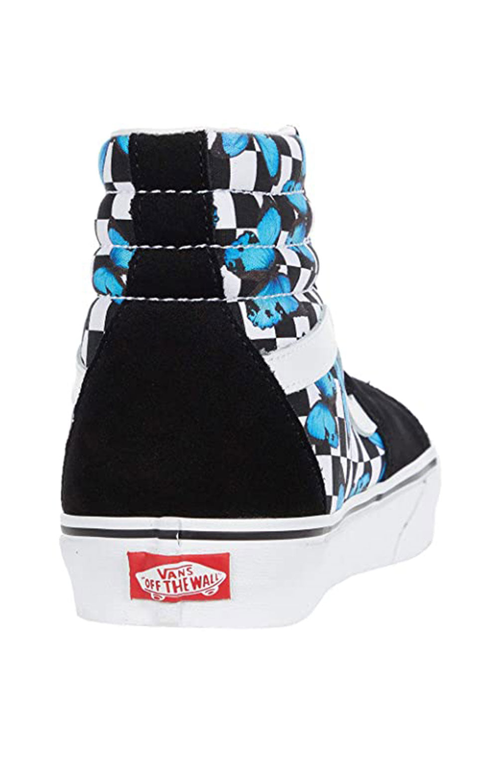 (HXV5KK) Butterfly Checkerboard Sk8-Hi Shoes