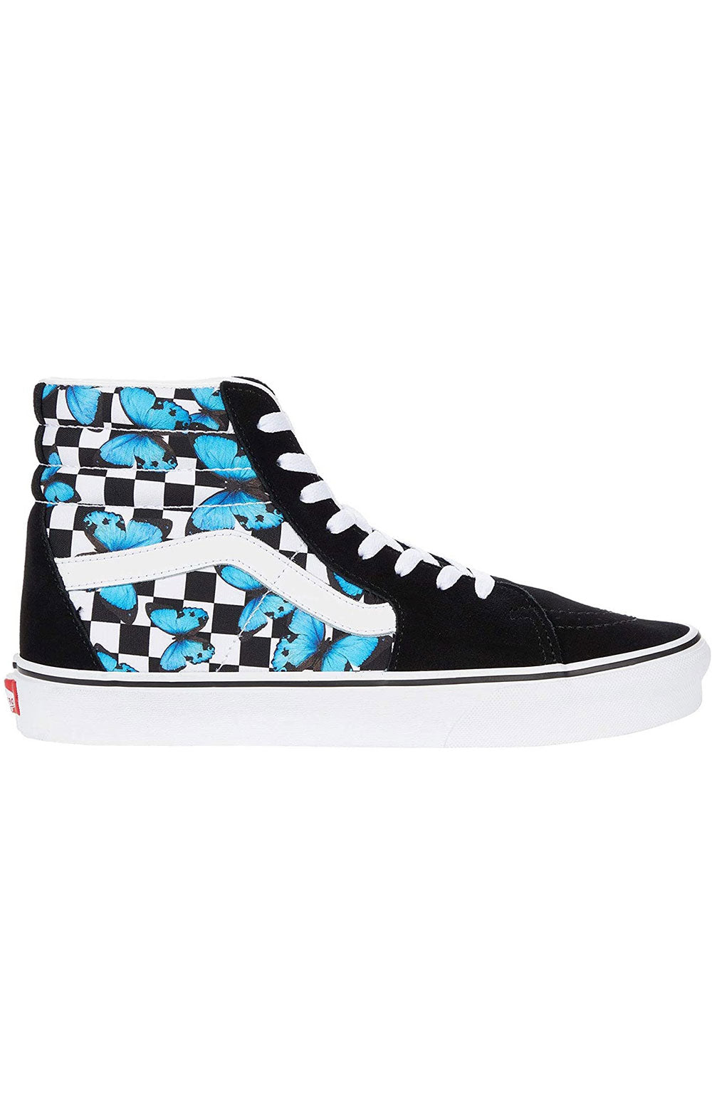 Vans HXV5KK Butterfly Checkerboard Sk8 Hi Shoes MLTD