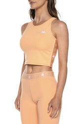 222 Banda Avtan Crop Tank - Peach/White/Pink