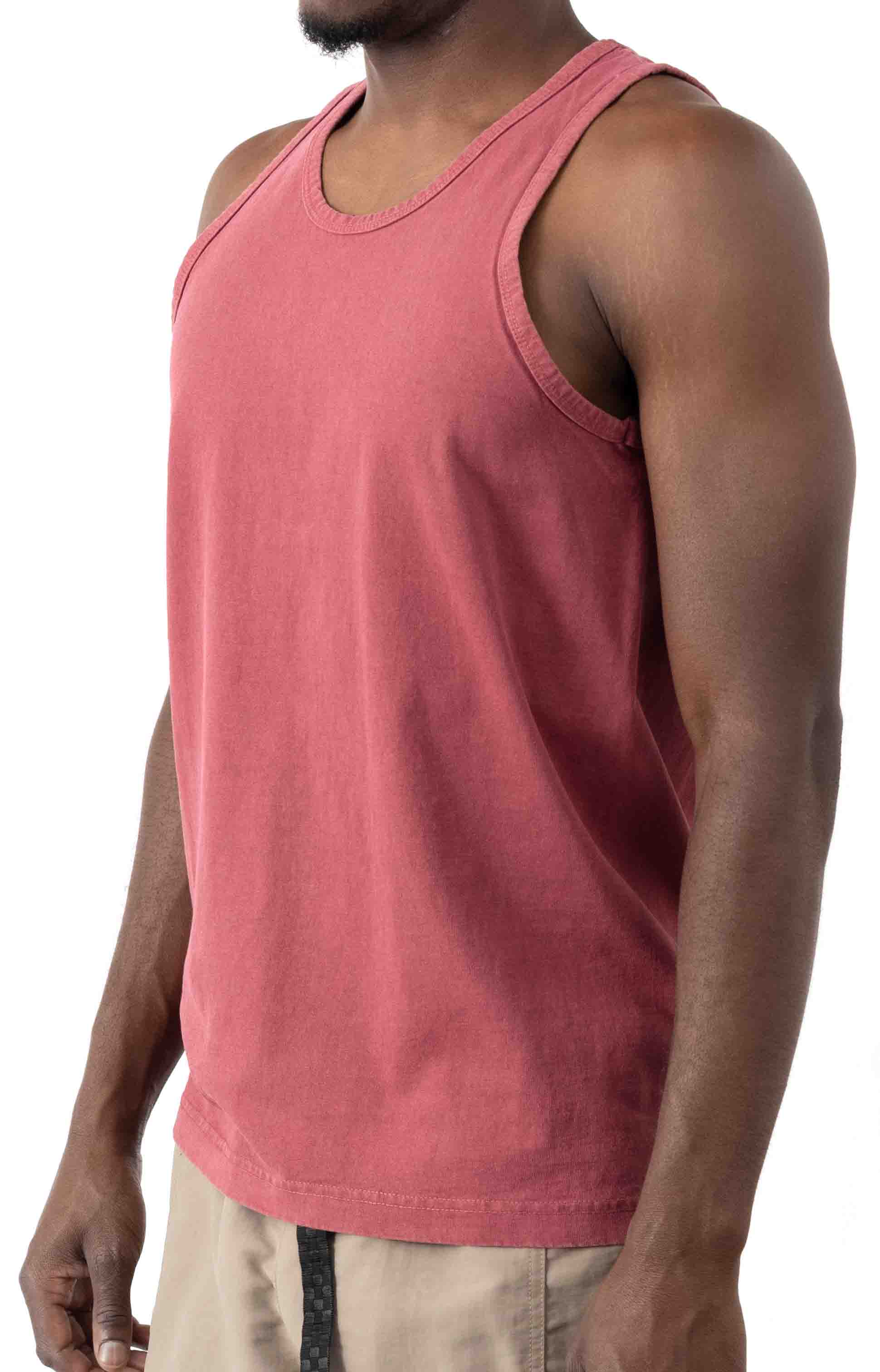 Garment Dye Tank Top - Clay Red
