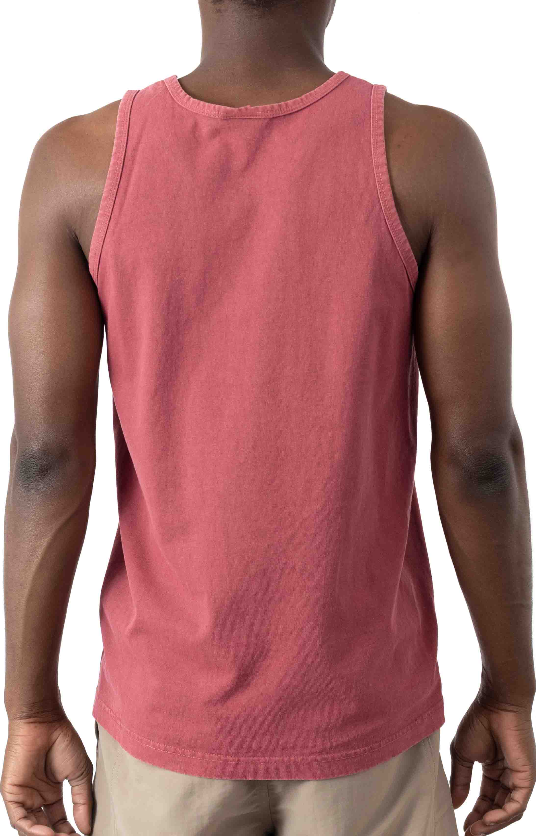 Garment Dye Tank Top - Clay Red