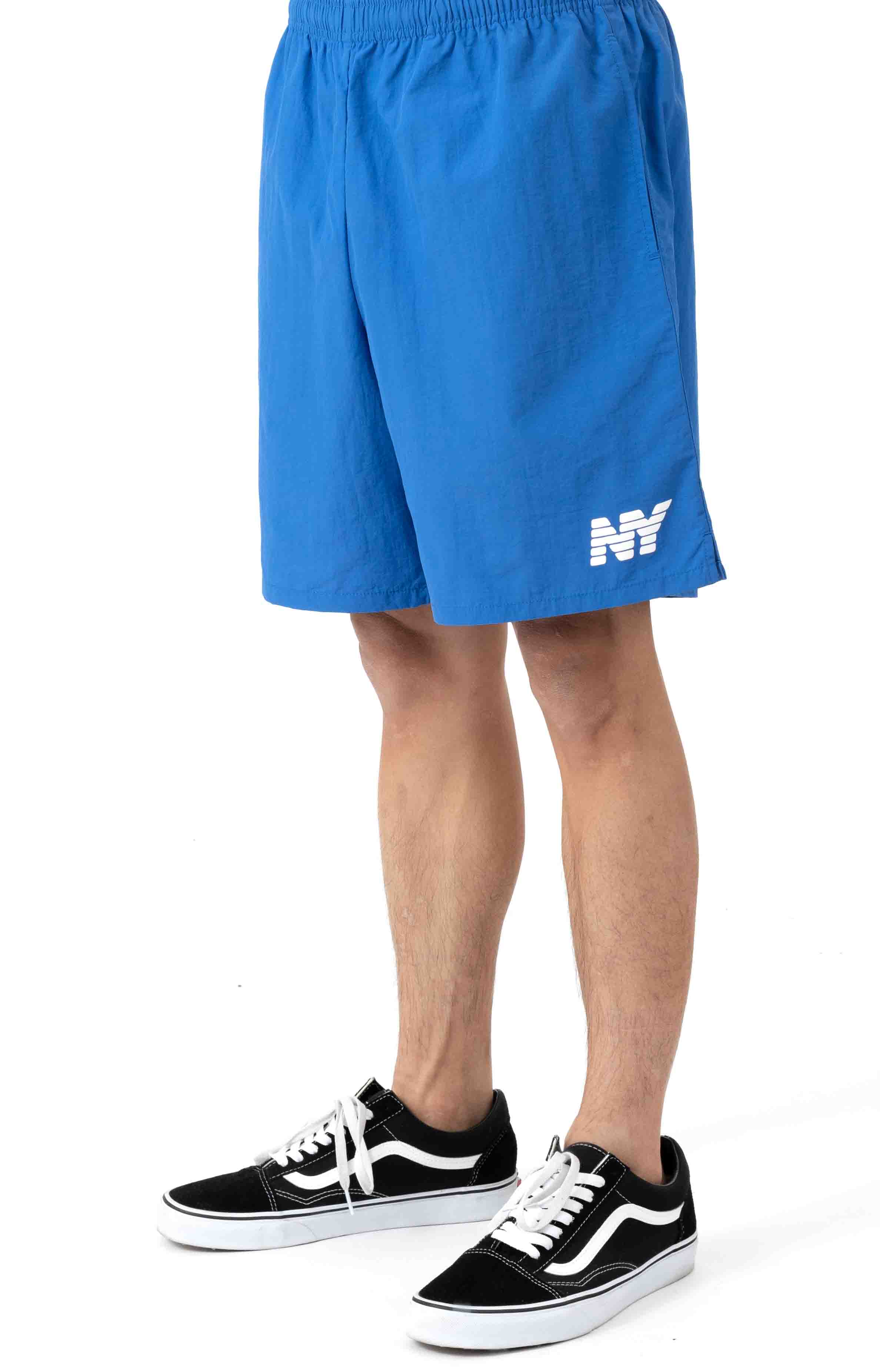 NY Speed Nylon Track Shorts - Cobalt