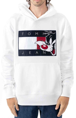 Looney Toon Pullover Hoodie - Bright White