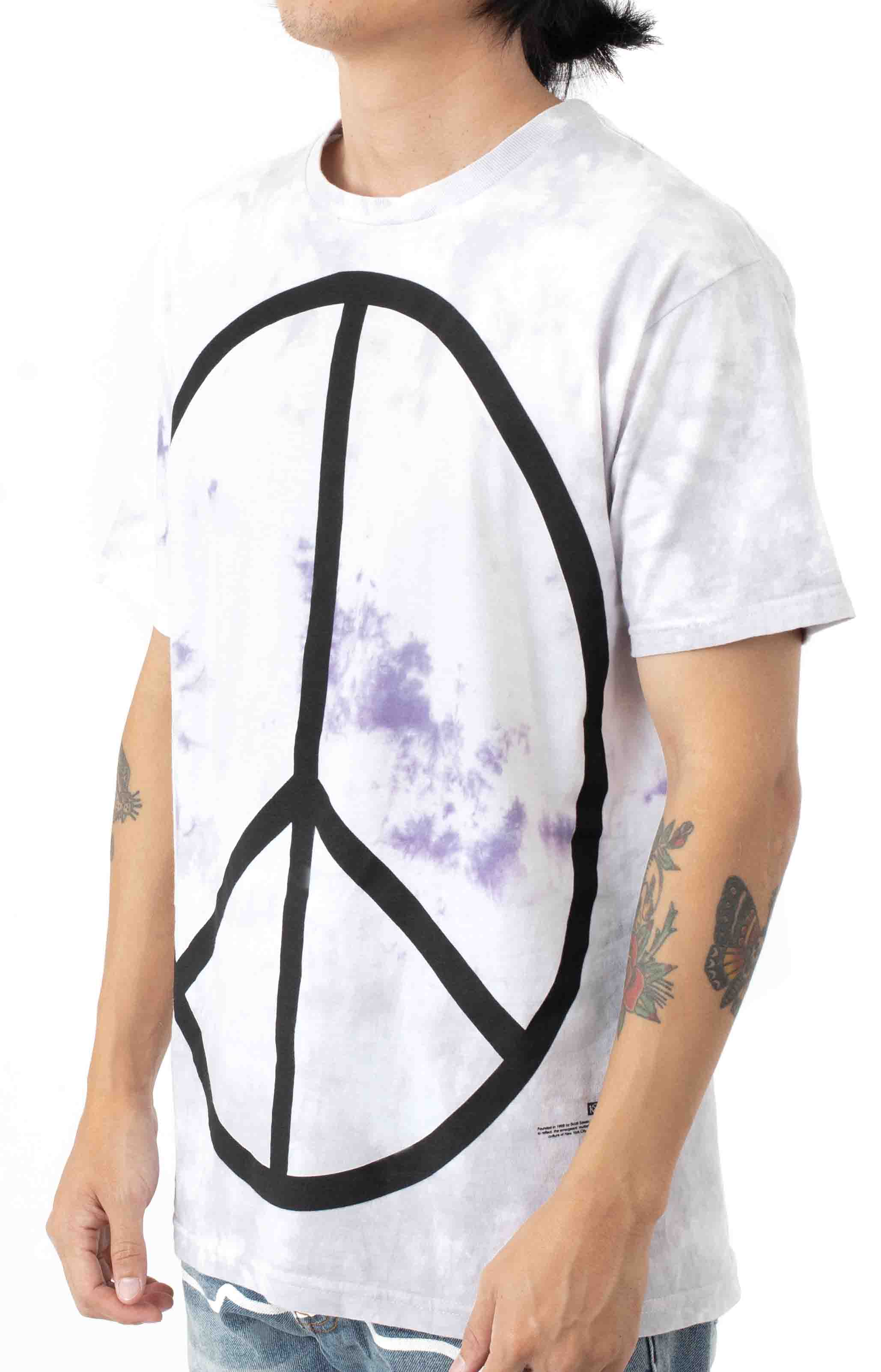 Peace T-Shirt - Smoke Tie-Dye