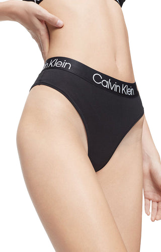 Calvin Klein Structure High Leg Brazilian Bleached Denim QF6718 - Free  Shipping at Largo Drive