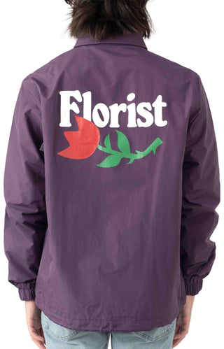 Florist Coaches Jacket - Purple