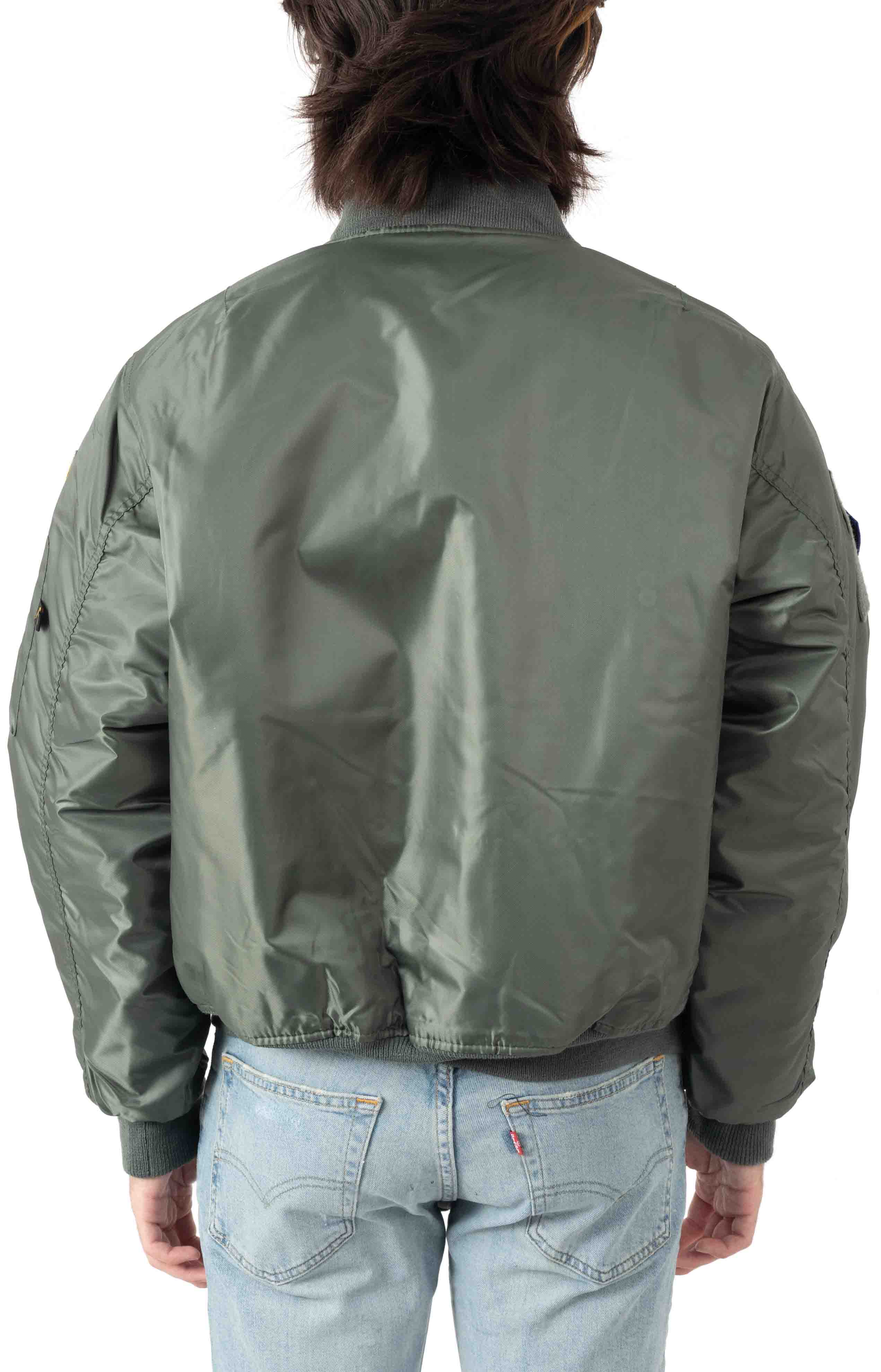 (7240) Rothco MA-1 Flight Jacket with Patches - Sage