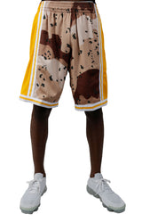 NBA Camo Reflective Swingman Shorts - Lakers 1984