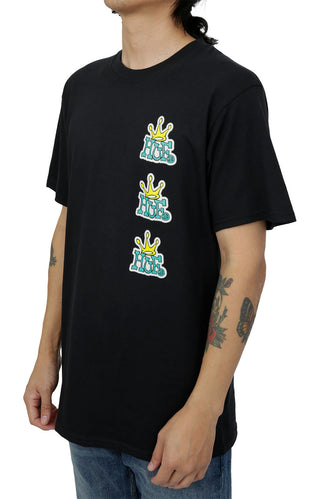 Huf Stack Crown T-Shirt - Black