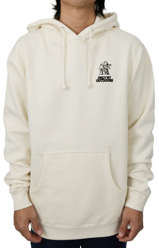 Outdoor Peace Pullover Hoodie - Natural