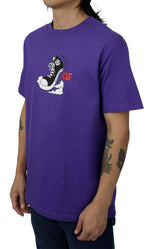 Felt Chucks Tee - Purple