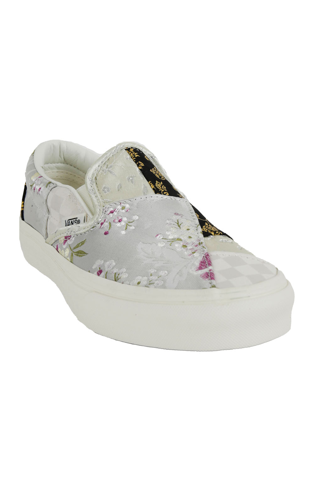 (JMH8L8) Brocade Classic Slip-On Shoes - Patchwork/True White