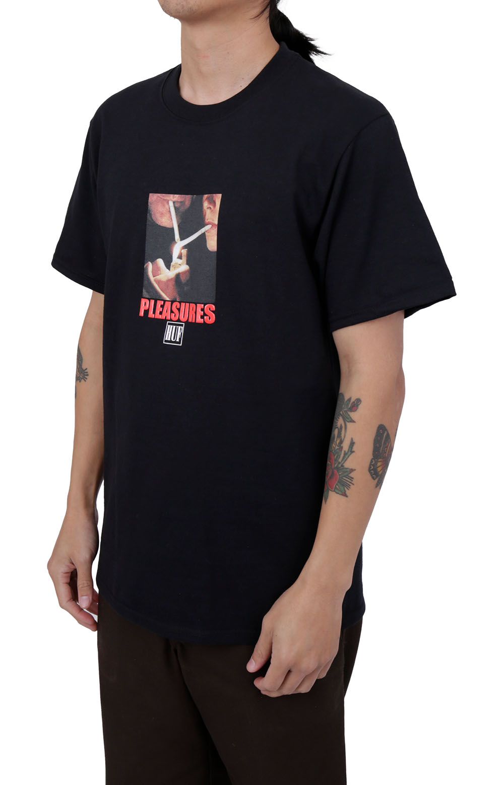 x Pleasures Together T-Shirt - Black