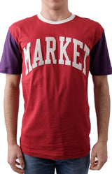 Colorblock Tee - Purple and Burgundy