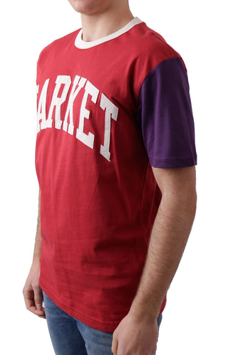 Colorblock T-Shirt - Purple/Burgundy