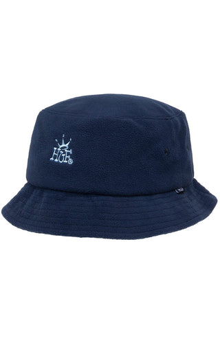 Crown Polar Fleece Bucket Hat - Navy