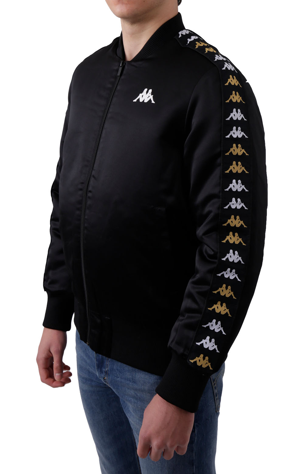 Kappa jacket clearance black and white