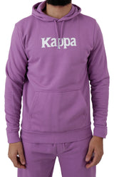 Kappa Haris Classic Pullover Hoodie - Violet/Bright White/Yellow