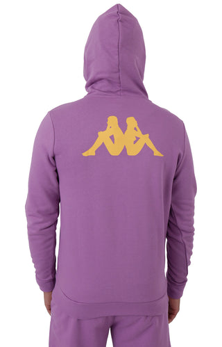 Authentic Haris Pullover Hoodie - Violet/Bright White/Yellow