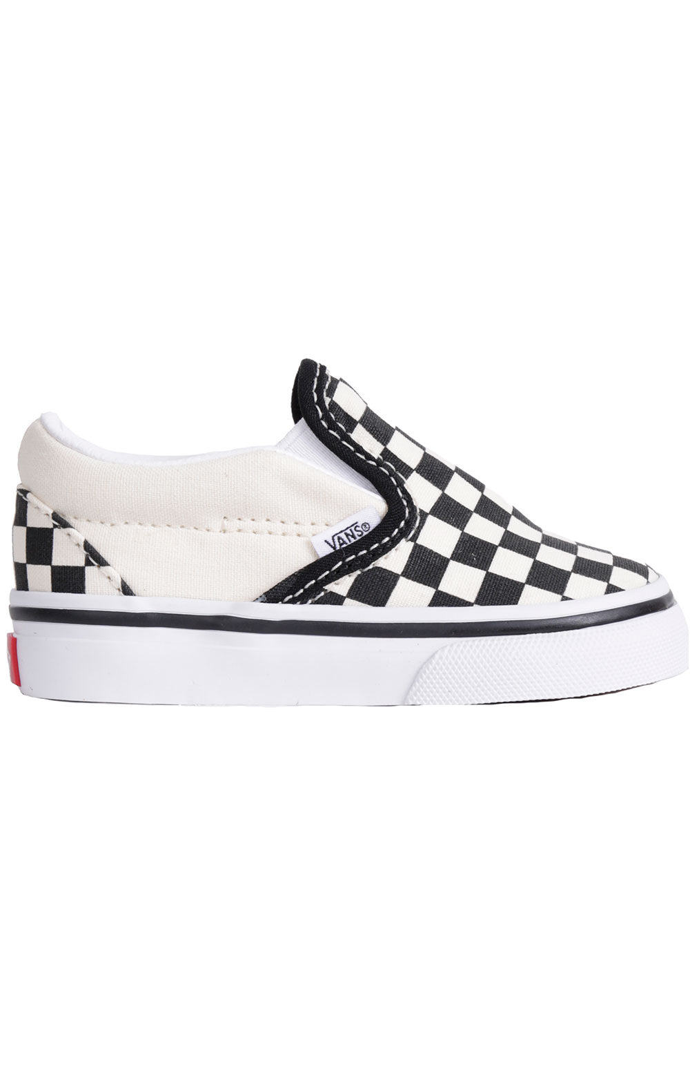 (EX8BWW) Classic Slip-On Shoes - Black/White