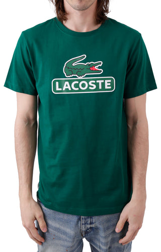 Cirkel mynte hydrogen Lacoste, SPORT Print Logo Breathable T-Shirt - Swing Green – MLTD