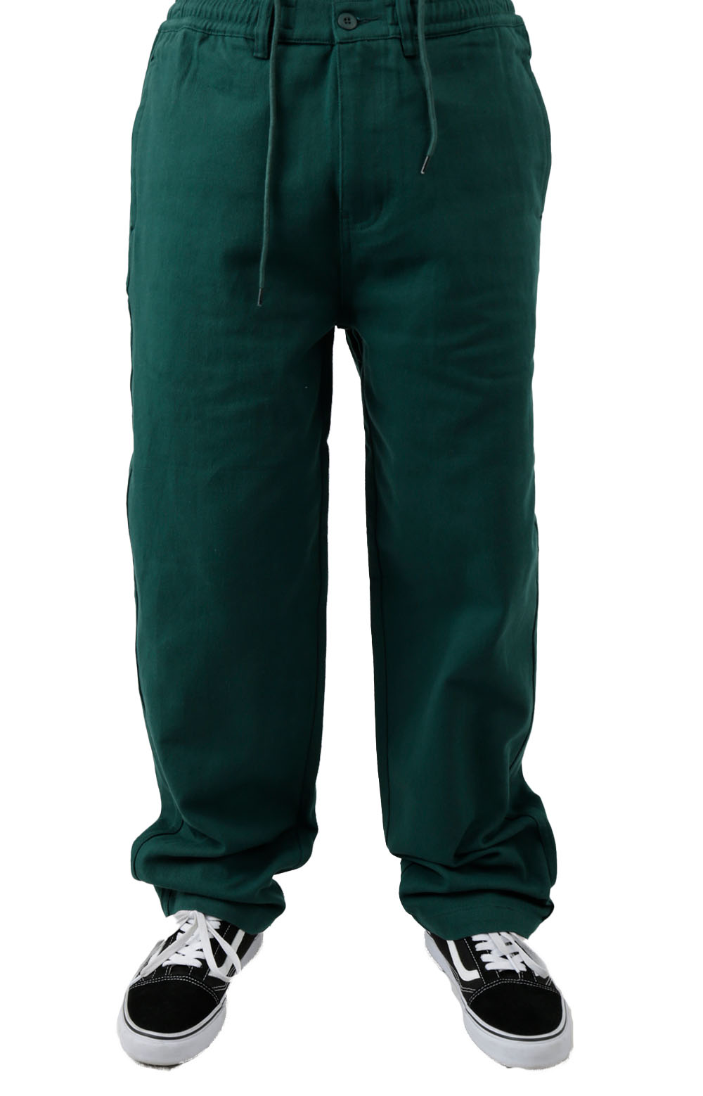Loon Baggy Chino Pants - Dark Green