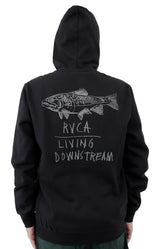 Downstream Pullover Hoodie - Black