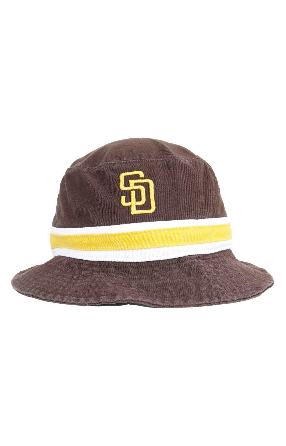 47 Brand, SD Padres Striped Bucket Hat - Brown