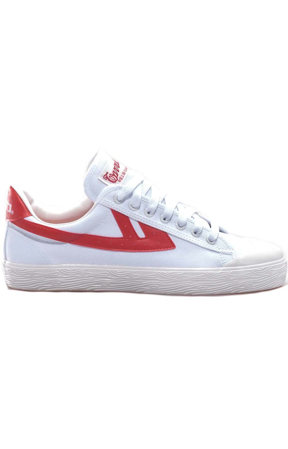 WB-1 Shoes - White/Red
