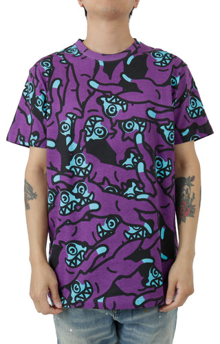 Yikes SS Knit T-Shirt - Purple Magic