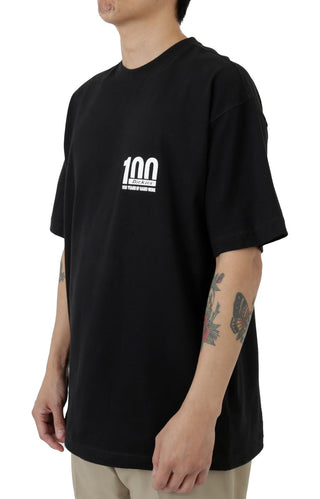 (WSG101G2M) 100 Year Milestone Graphic T-Shirt - Black