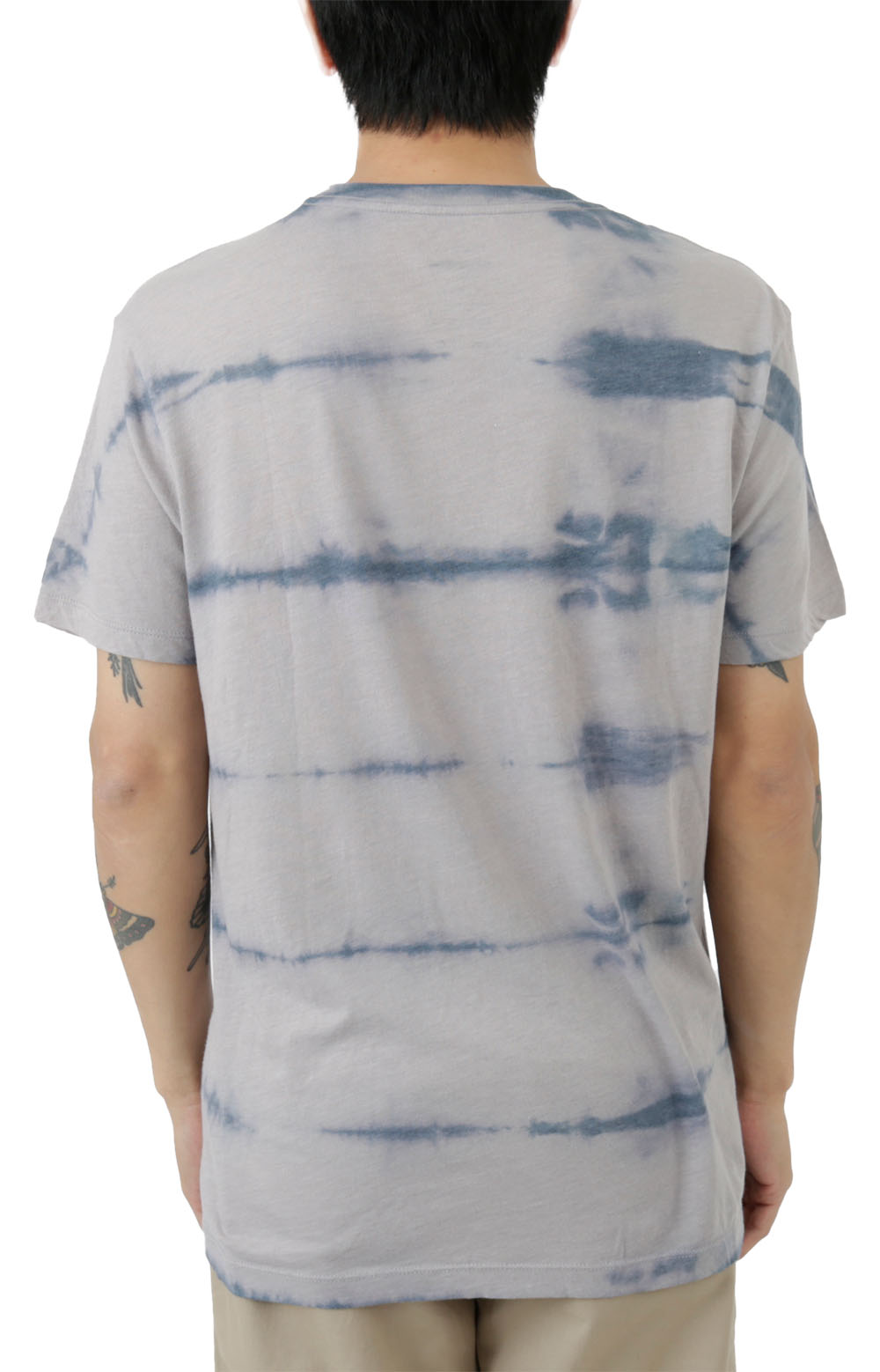 Quarantine Dreams T-Shirt - Grey/Blue Tie-Dye