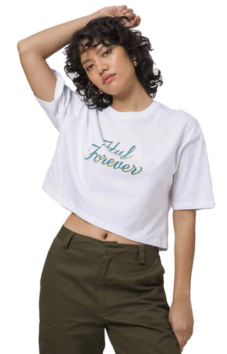 Huf Forever Crop Tee - White
