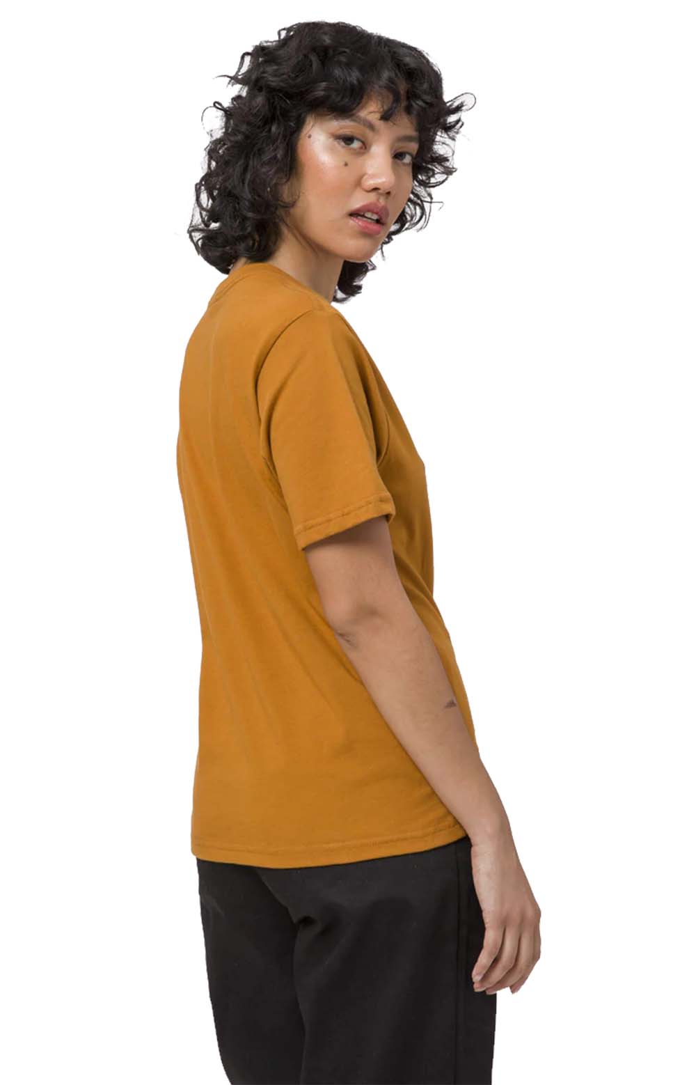 Embroidered TT S/S Relax T-Shirt - Burnt Orange