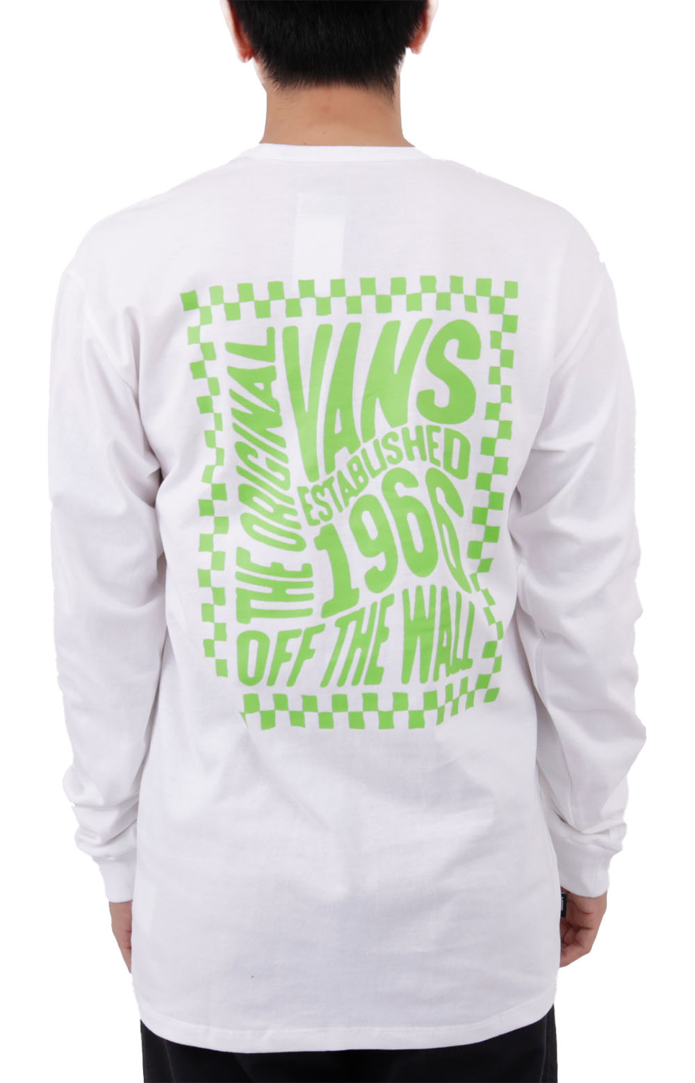 Off The Wall Classic Wavy L/S Shirt - White