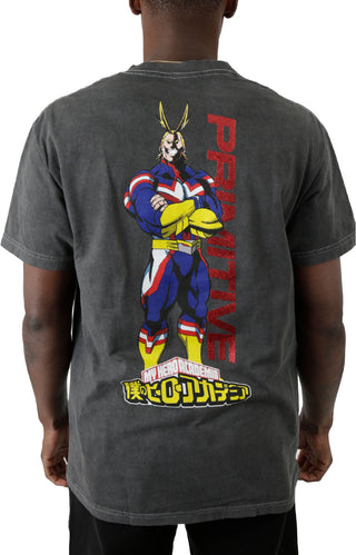 My Hero Academia All Might Washed T-Shirt - Black