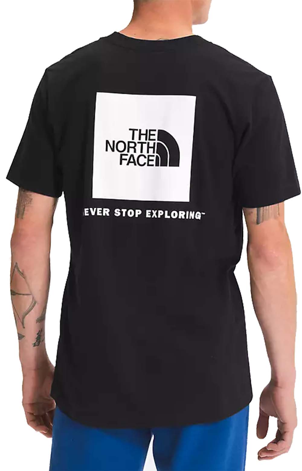 (NF0A4763) Box NSE T-Shirt - TNF Black/TNF White