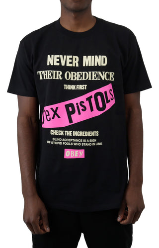 x Sex Pistols Never Mind Obedience T-Shirt - Black