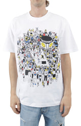 Smiley World Basketball Game Tee - White