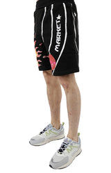 Market Solar System AOP Sweatshorts - Black