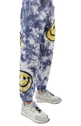 Sunshine Smiley Tie-Dye Sweatpants