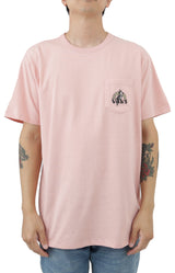 Off The Wall Graphic Pocket T-Shirt - Mellow Rose