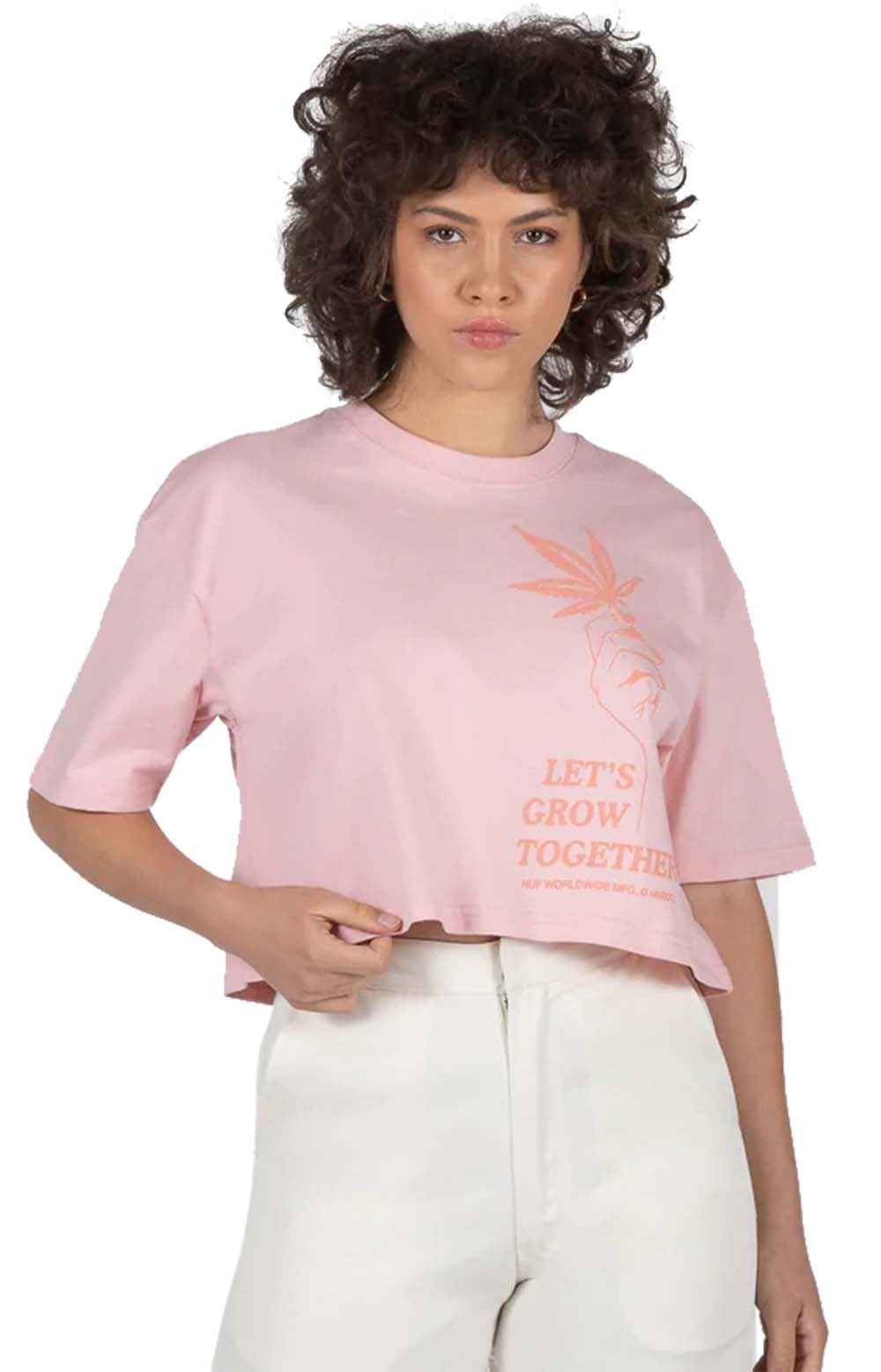 Growth Crop T-Shirt - Blush