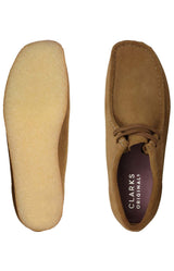 Clarks Originals Wallabee in Cola Brown Suede