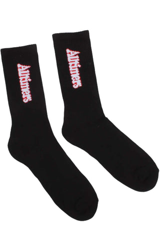 Embroidered Bugged Out Broadway Socks - Black