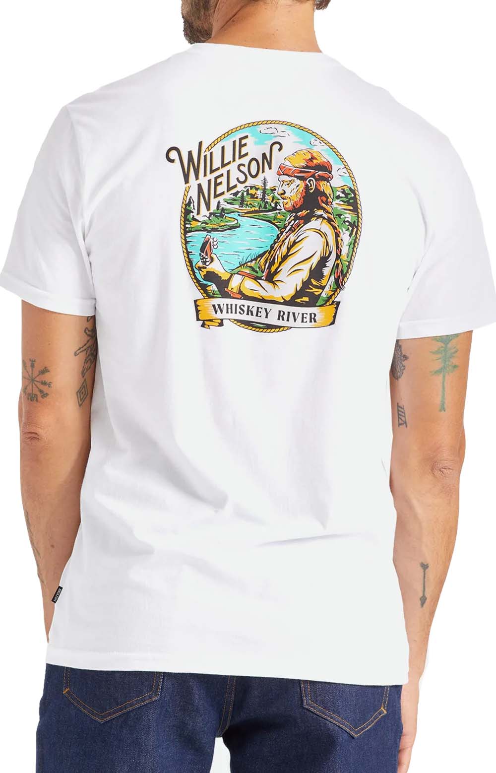 x Willie Nelson Whiskey River T-Shirt - White
