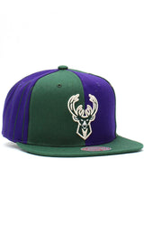 Mitchell & Ness Bucks What The Pinstripe Snap-Back Hat